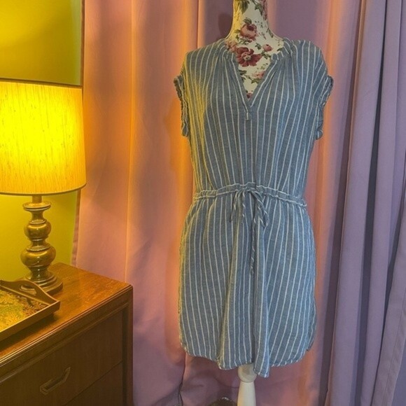 Rails Dresses & Skirts - Rails Tie Waist Striped Boho Chic Dress Size Large